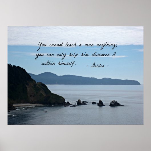 引用文:人間は教え何も出来ない ポスター (正面)