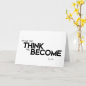 引用文: 仏: 考えて下さい、なって下さい カード (黄色い花)