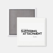 引用文:仏:苦しみは愛着 マグネット (正面/裏面)