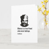 引用文（孔子） カード (黄色い花)