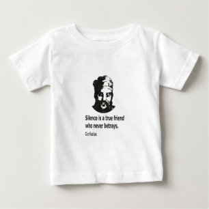 引用文：孔子 ベビーTシャツ