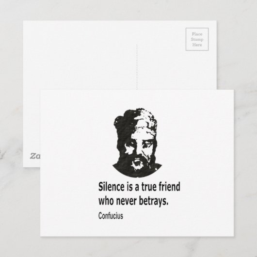 引用文：孔子 ポストカード (正面/裏面)