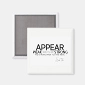 引用文：孫子：弱く、強く見える マグネット (正面/裏面)