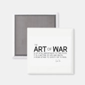 引用文：孫子：戦争、生と死の芸術 マグネット (正面/裏面)