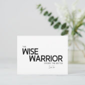 引用文：孫子：賢い戦士 ポストカード (スタンド正面)