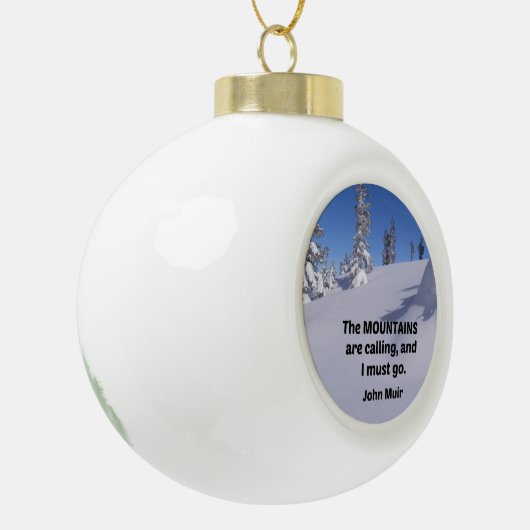 引用文:山々が呼んでいる セラミックボールオーナメント (左)
