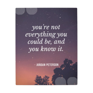 引用文,引用文，ヨルダン・ピーターソン，心理学 メタルプリント