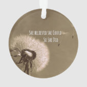 引用文：彼女信じはそうすることができた オーナメント (裏面)