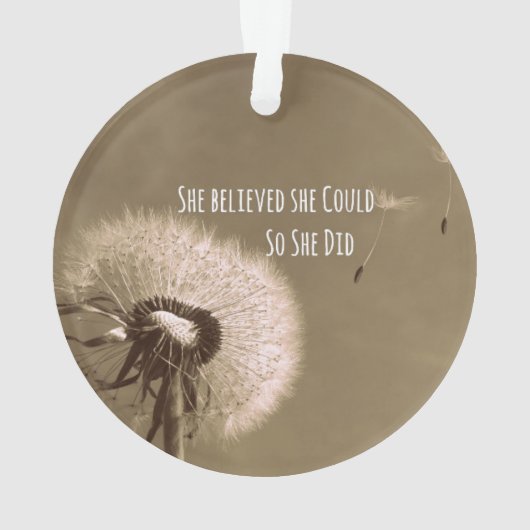 引用文：彼女信じはそうすることができた オーナメント (裏面)