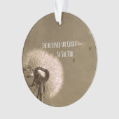 引用文：彼女信じはそうすることができた オーナメント (正面)