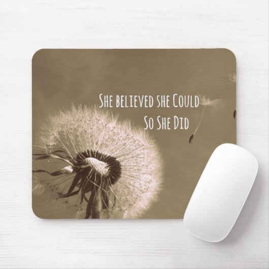 引用文:彼女信じはそうすることができた マウスパッド (マウス)