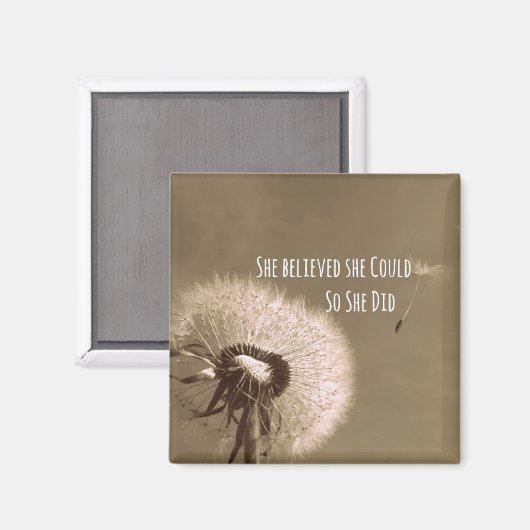 引用文:彼女信じはそうすることができた マグネット (正面/裏面)