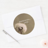 引用文:彼女信じはそうすることができた ラウンドシール (封筒)