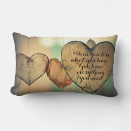 引用文・感謝装飾用クッション ランバークッション