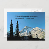 引用文:我々が征服する山ではない… ポストカード (正面/裏面)