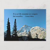 引用文:我々が征服する山ではない… ポストカード (正面)