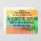 引用文：方向 ポストカード (正面/裏面)