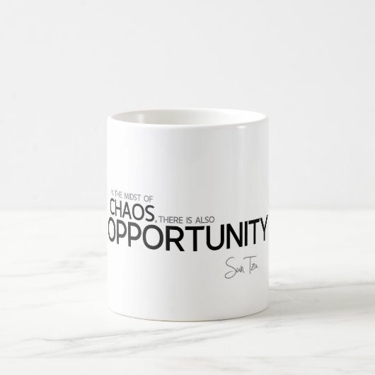 引用文: 日曜日Tzu -機会 コーヒーマグカップ (中央)