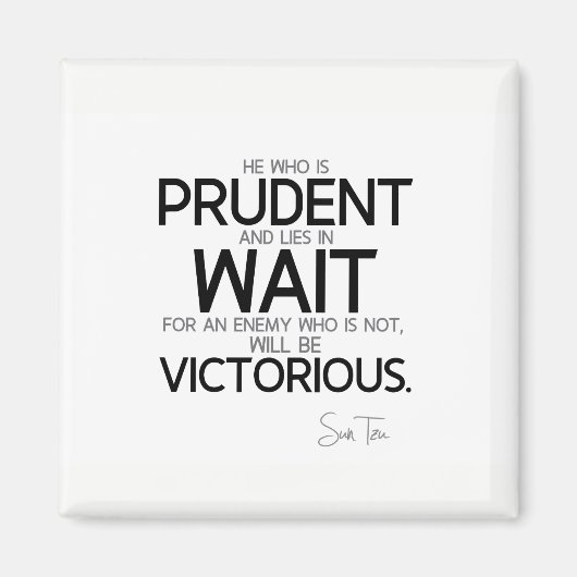 引用文：日Tzu：慎重で待つ マグネット (正面)