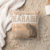 引用文 |森の中で人生は耐えられる クッション (ブランケット)