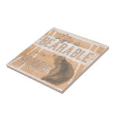 引用文 |森の中で人生は耐えられる タイル (側面)