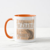 引用文 |森の中で人生は耐えられる マグカップ (左)