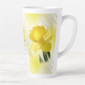 引用文: 「水仙を見たら···」  フローラ写真 カフェラテマグ (右)