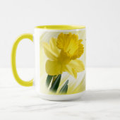引用文: 「水仙を見ると…」 花の写真 マグカップ (左)