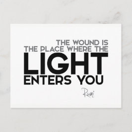 引用文:瑠美:光が入る ポストカード