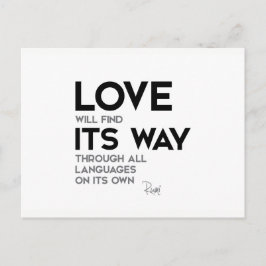 引用文:瑠美:愛は道を見つける ポストカード