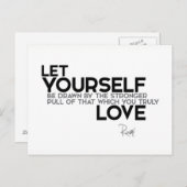 引用文:瑠美:本当に愛してる ポストカード (正面/裏面)