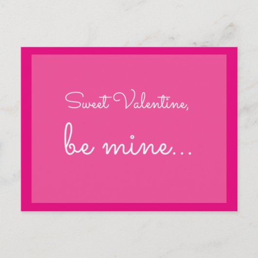 引用文:甘いバレンタイン、私になれ シーズンポストカード (正面)