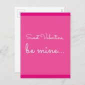 引用文:甘いバレンタイン、私になれ シーズンポストカード (正面/裏面)