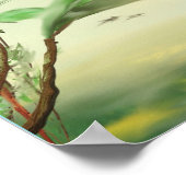 引用文「神が時間を作ったとき、神は多くのものを作った」 ポスター (角)