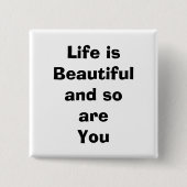 引用文、 缶バッジ (正面)