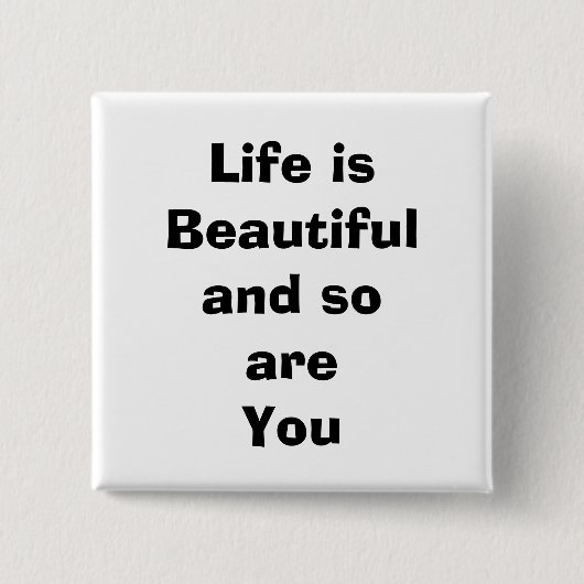 引用文、 缶バッジ (正面)