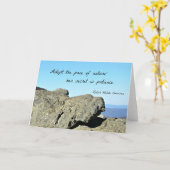 引用文:自然のペースを採用….. カード (黄色い花)