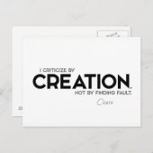 引用文: Cicero：創造による批判 ポストカード (正面/裏面)