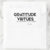 引用文: Cicero：感謝 長方形シール (バッグ)