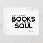 引用文:Cicero：本のない部屋 ポストカード (正面/裏面)