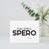 引用文: Cicero: Dum spiro, spero ポストカード (スタンド正面)