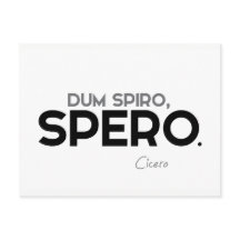 引用文: Cicero: Dum spiro, spero