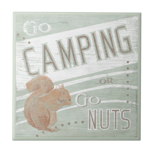 引用文 | Go CampingまたはGo Nuts タイル (正面)
