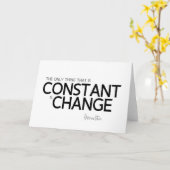 引用文: Heraclitus：変化は一定 カード (黄色い花)