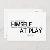 引用文: Heraclitus: 遊 ポストカード (正面/裏面)