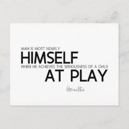 引用文: Heraclitus: 遊 ポストカード