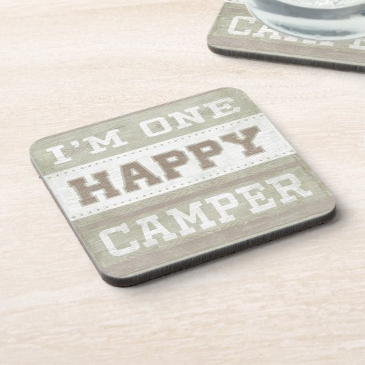 引用文 | I'm One Happy Camper コースター (左側)