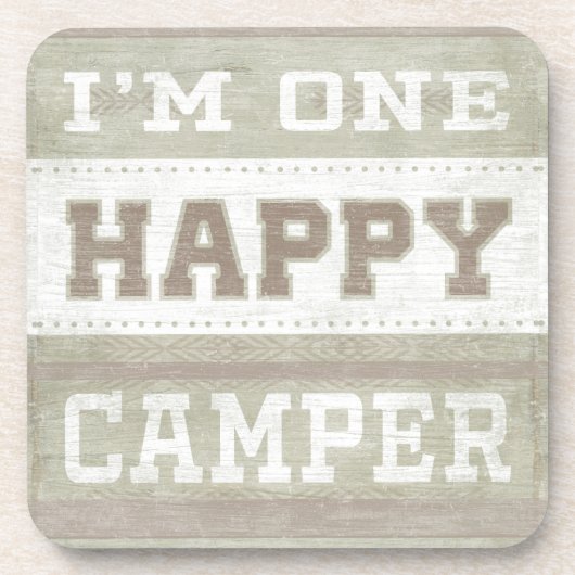 引用文 | I'm One Happy Camper コースター (正面)
