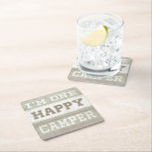 引用文 | I'm One Happy Camper スクエアペーパーコースター (インサイチュ)