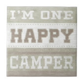 引用文 | I'm One Happy Camper タイル (正面)